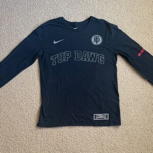 Nike Kids Dark Blue 'Top Dawg' Long Sleeve Tee